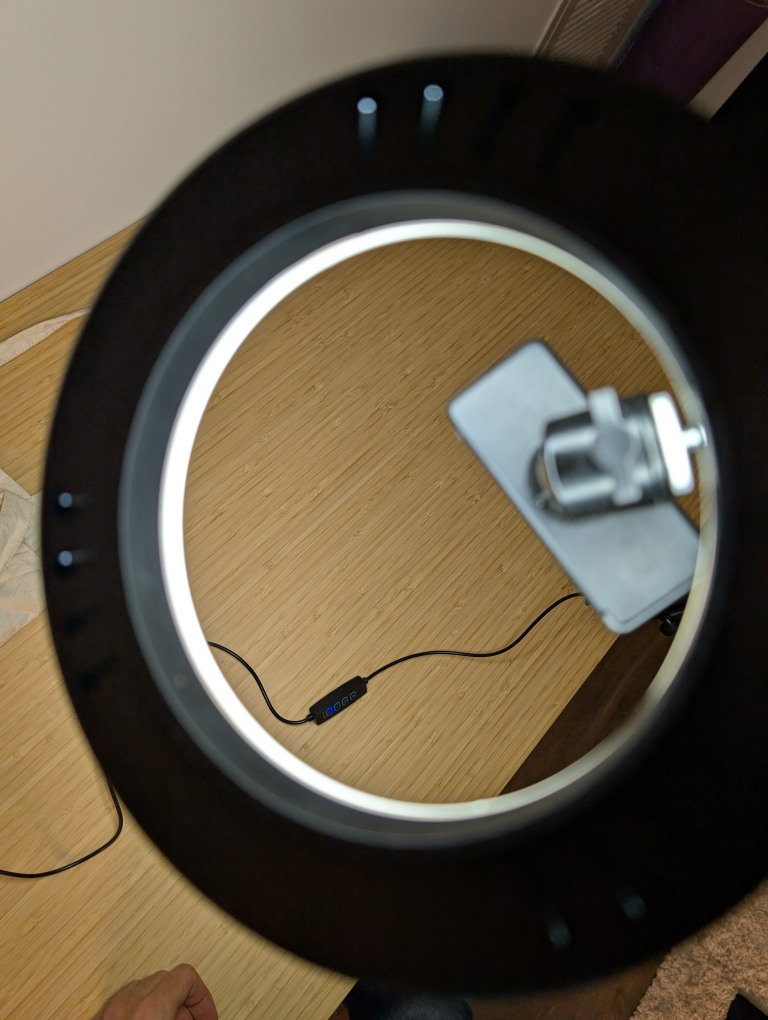 LED Ring Light with Stand & Phone Holder - photo 5