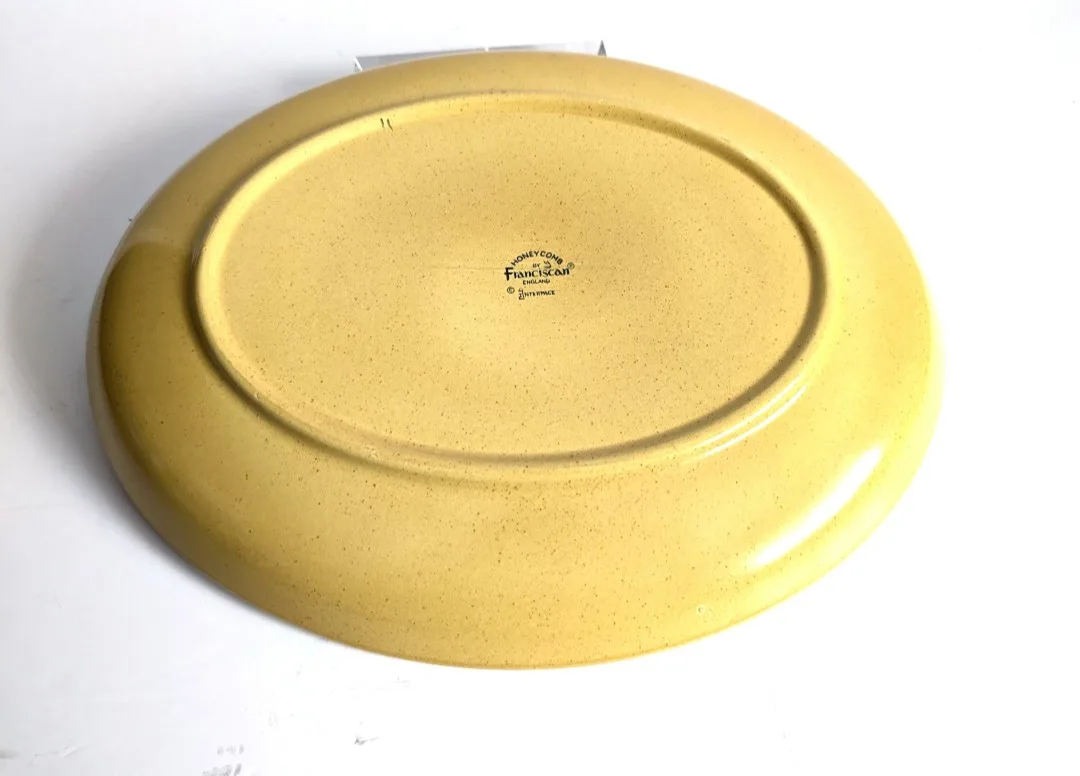 Franciscan Honeycomb Ceramic Platter image indicator(5)