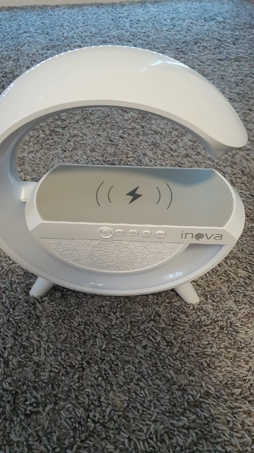 Inova Mood Lamp with Wireless Charger image indicator(2)