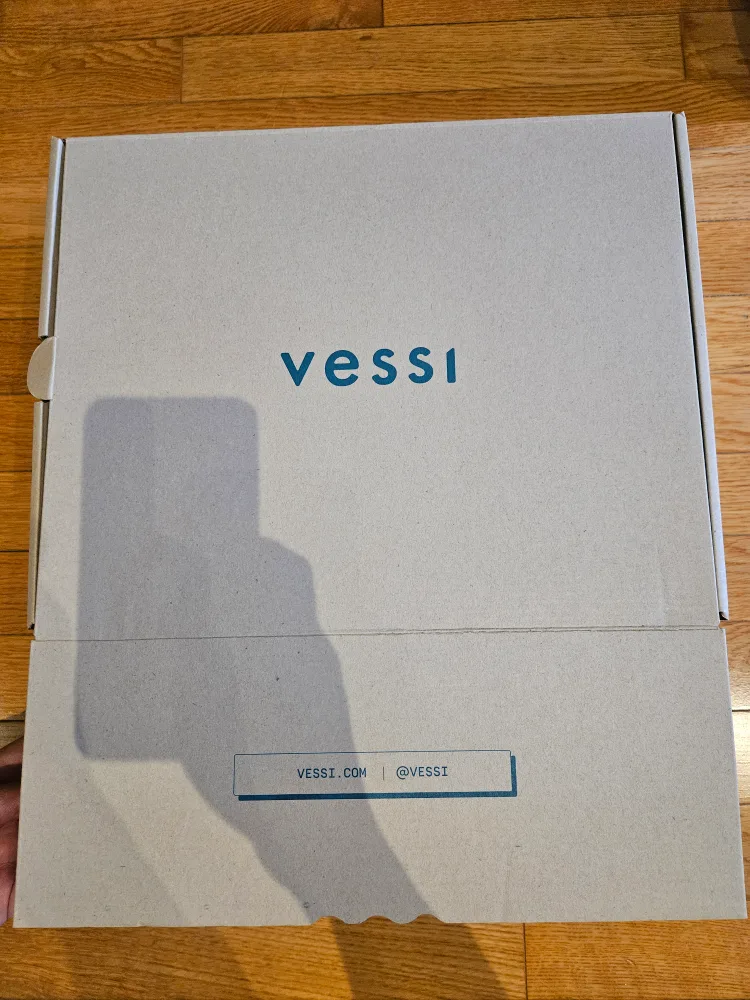 BRAND NEW UNUSED Vessi hightop shoes - khaki colour image indicator(5)