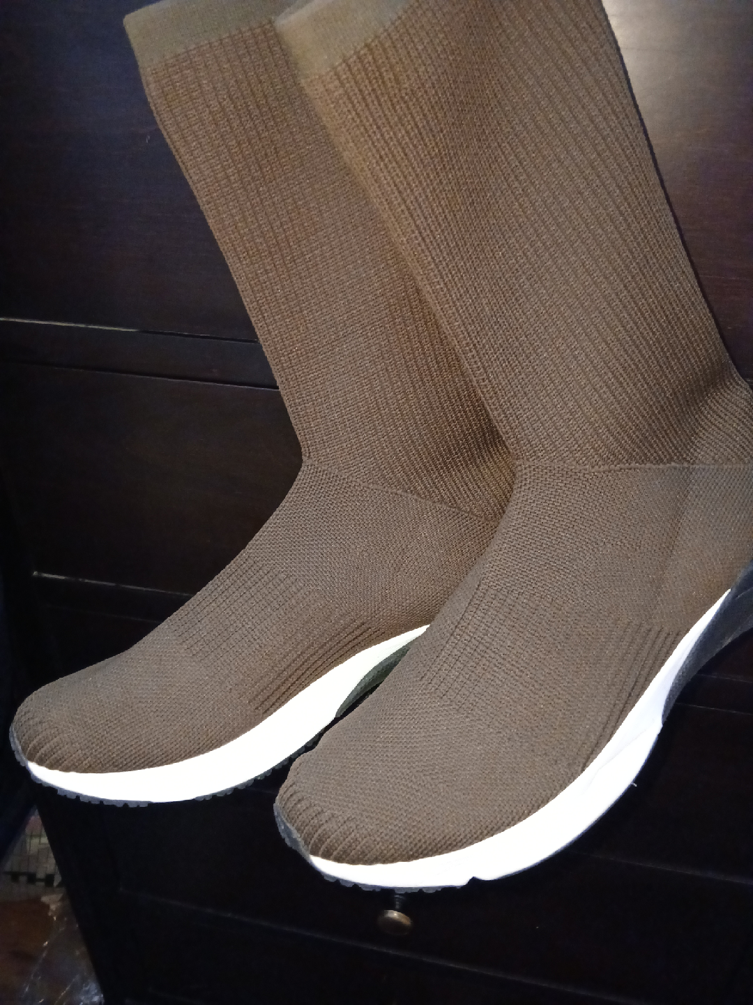 Reebok Sock Sneakers, Brown - photo 3