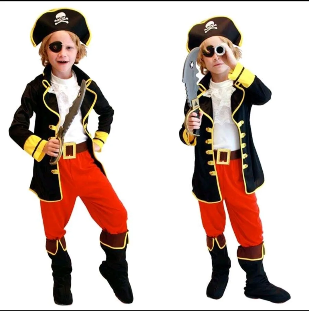 Pirate Costume - Kids Size 8-10
