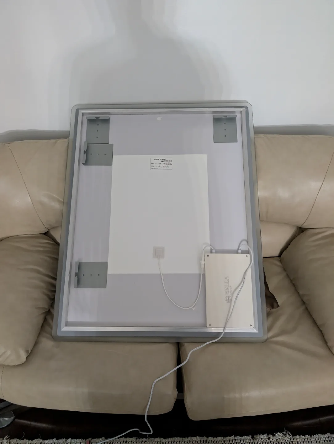 Illuminated LED Bathroom Mirror 400x500mm image indicator(2)