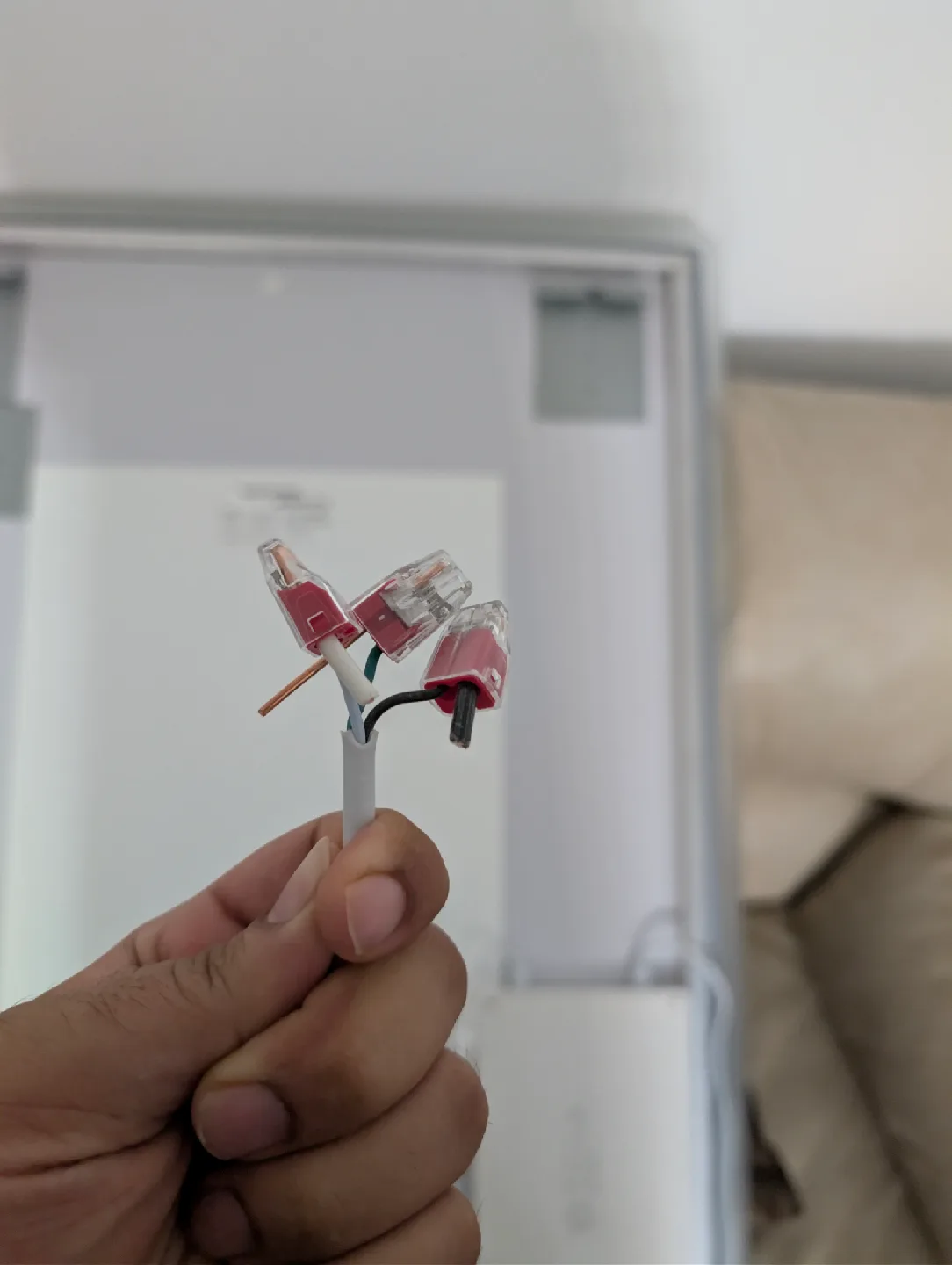 Illuminated LED Bathroom Mirror 400x500mm image indicator(3)