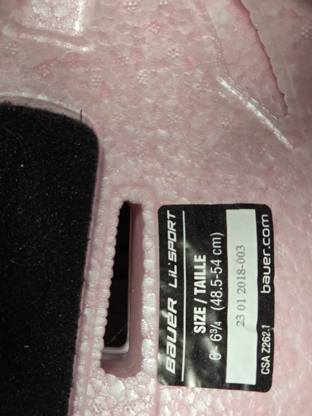 Bauer Lil'Sport Hockey Helmet, Size 6-6 3/4 image indicator(4)