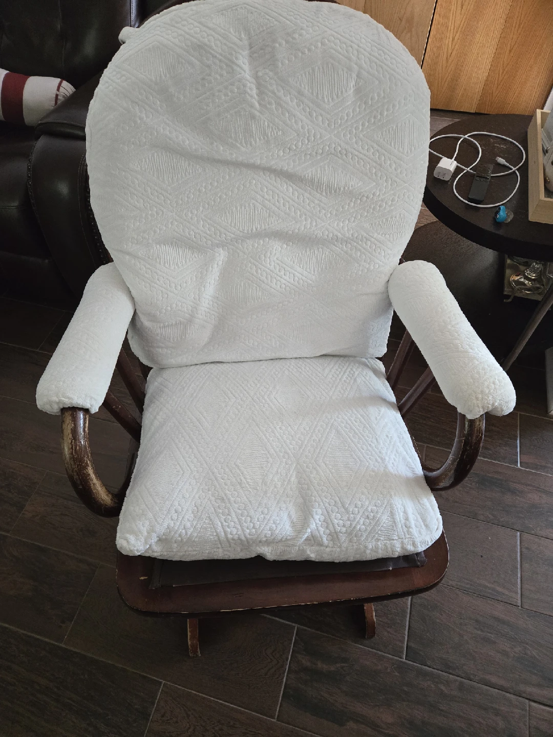 Vintage White Rocking Chair
