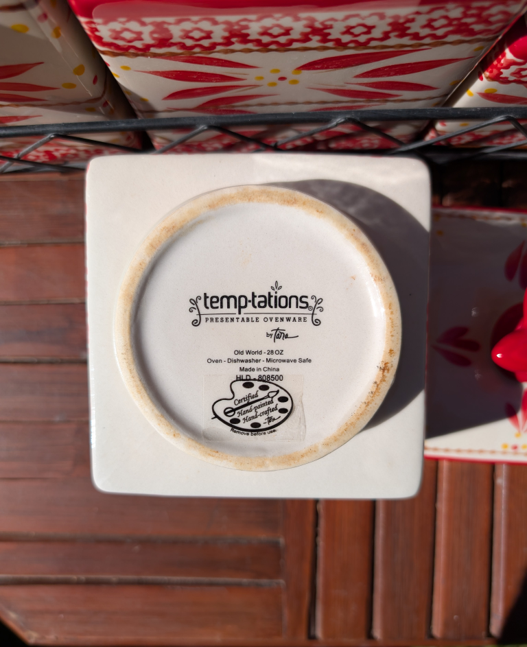 Temp-tations by Tara Old World Canister Set Red - photo 2