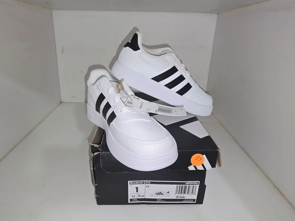Adidas Breaknet 2.0 K White/Black - Size 1 youth image indicator(5)