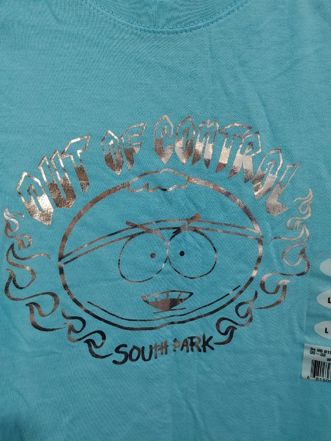🧡NEW SUPER RARE SOUTH PARK CARTMAN T-SHIRT WOMENS SIZE L image indicator(2)