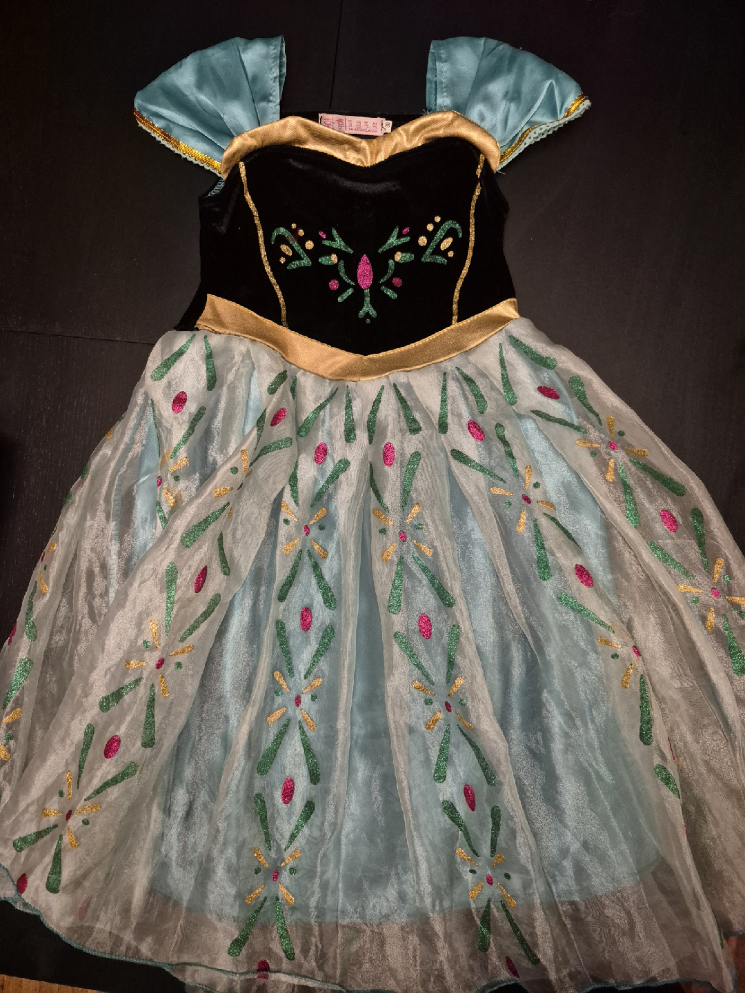 Frozen Anna coronation variation dress, 4-6 yrs