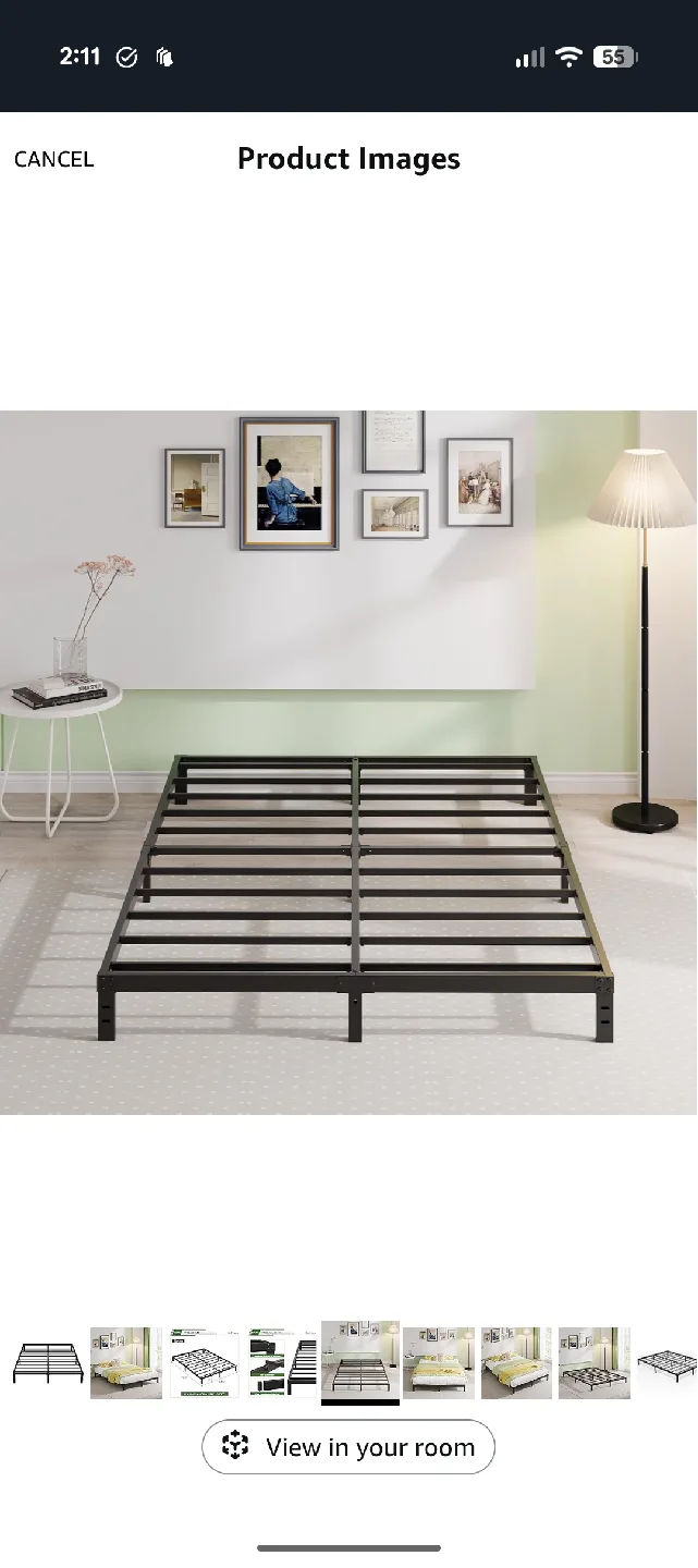 EMODA Queen Bed Frame - Metal Platform image indicator(5)