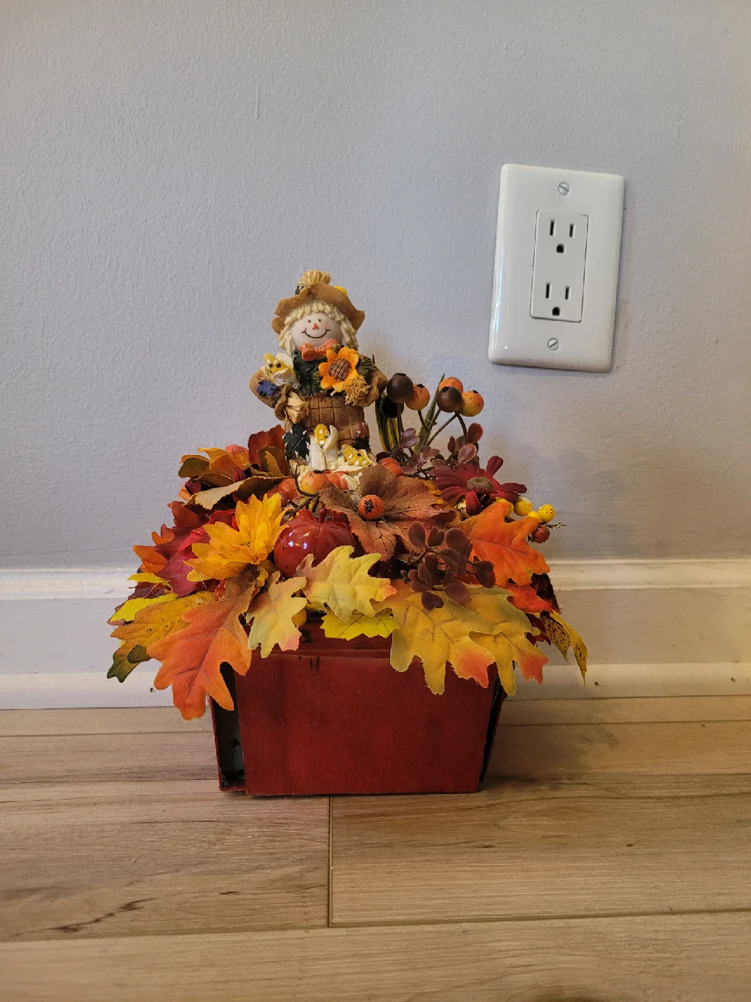 Fall Scarecrow Crafted Decoration Thanksgiving image indicator(8)