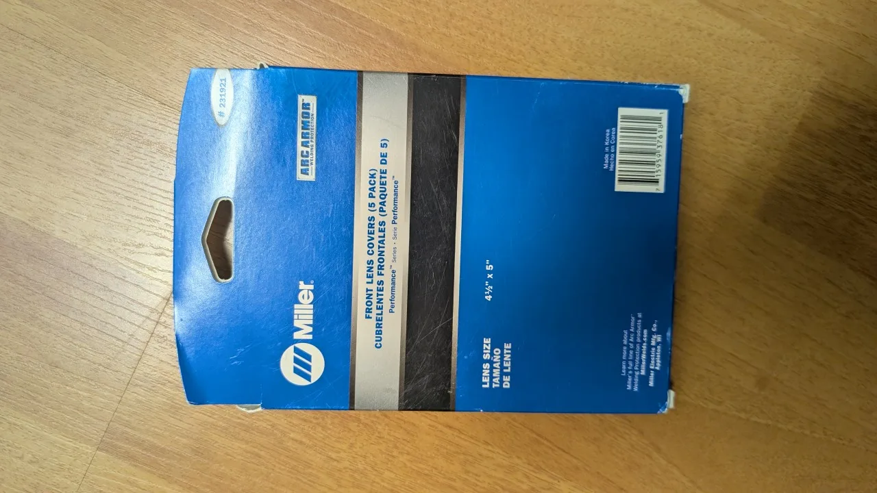 Miller Front Lens Covers 4.5" x 5" (5 pack) image indicator(2)