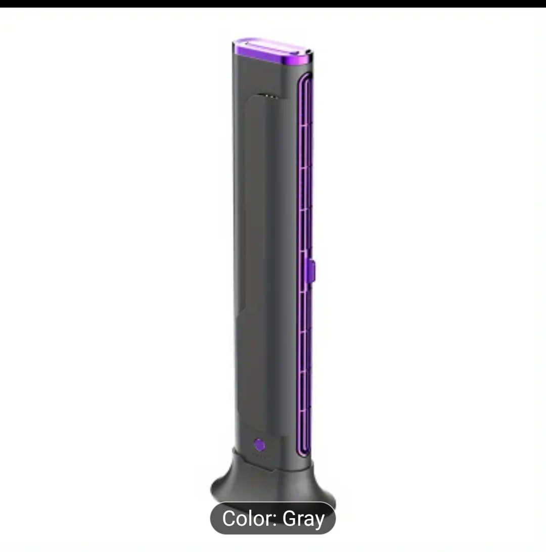 Gray Portable Tower Fan - 14.5 inch - photo 2