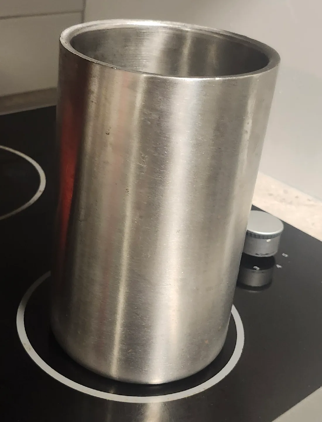 Stainless Steel Utensil Holder - 7 inch height thumbnail