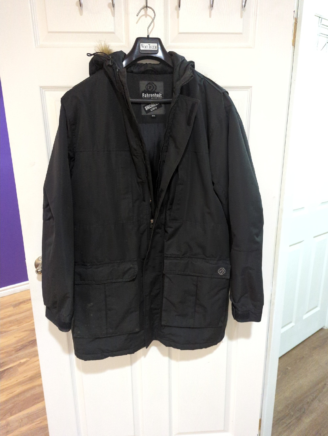 Fahrenheit Snorkel Series Black Winter Jacket M/M