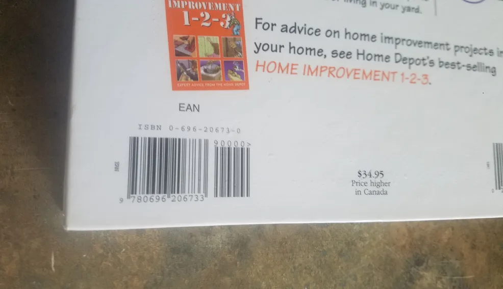 The Home Depot Outdoor Projects 1-2-3 Hardcover Book Never Used1 image indicator(4)