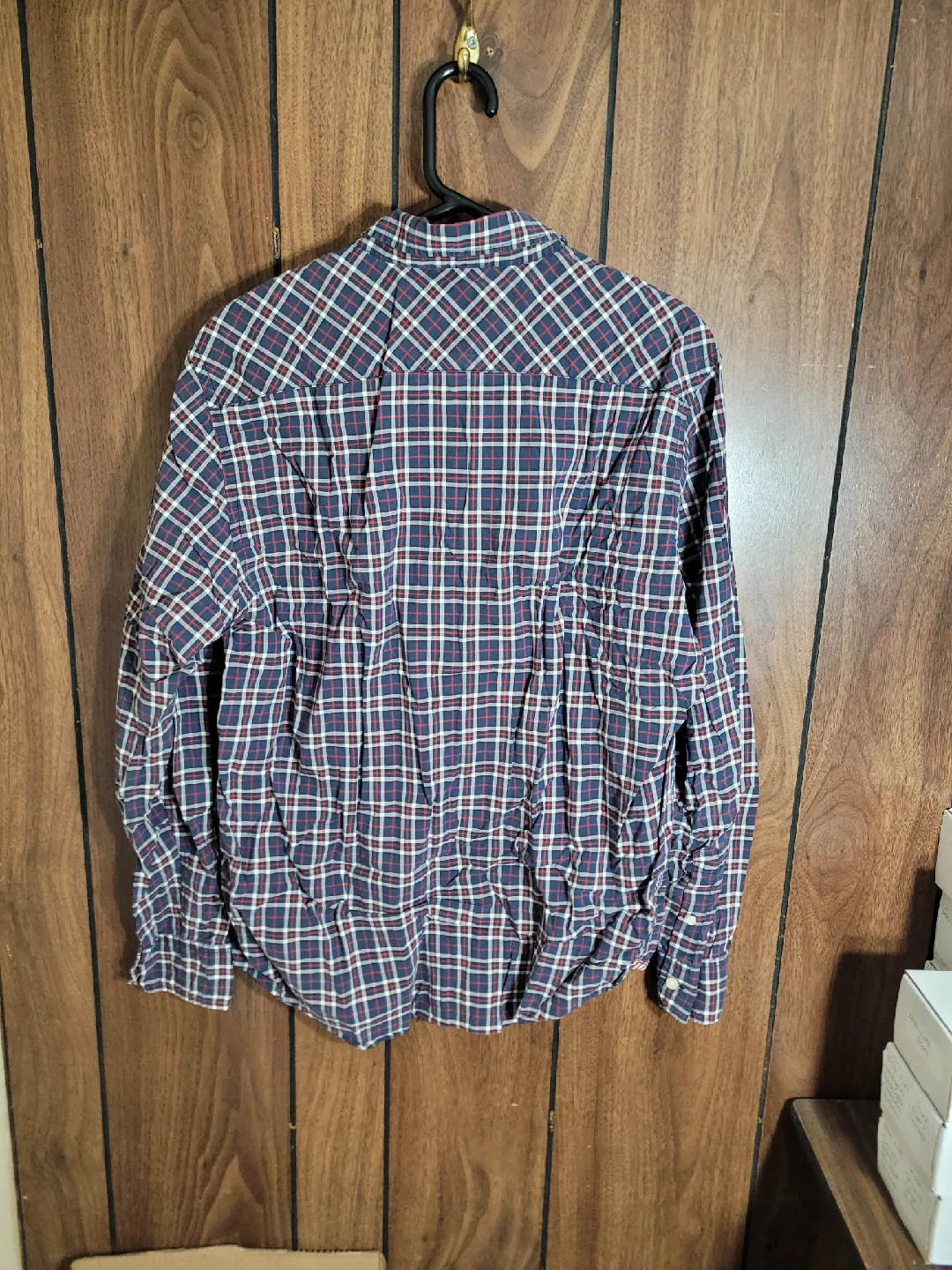 American Eagle Outfitters Vintage Fit Plaid Shirt L image indicator(5)