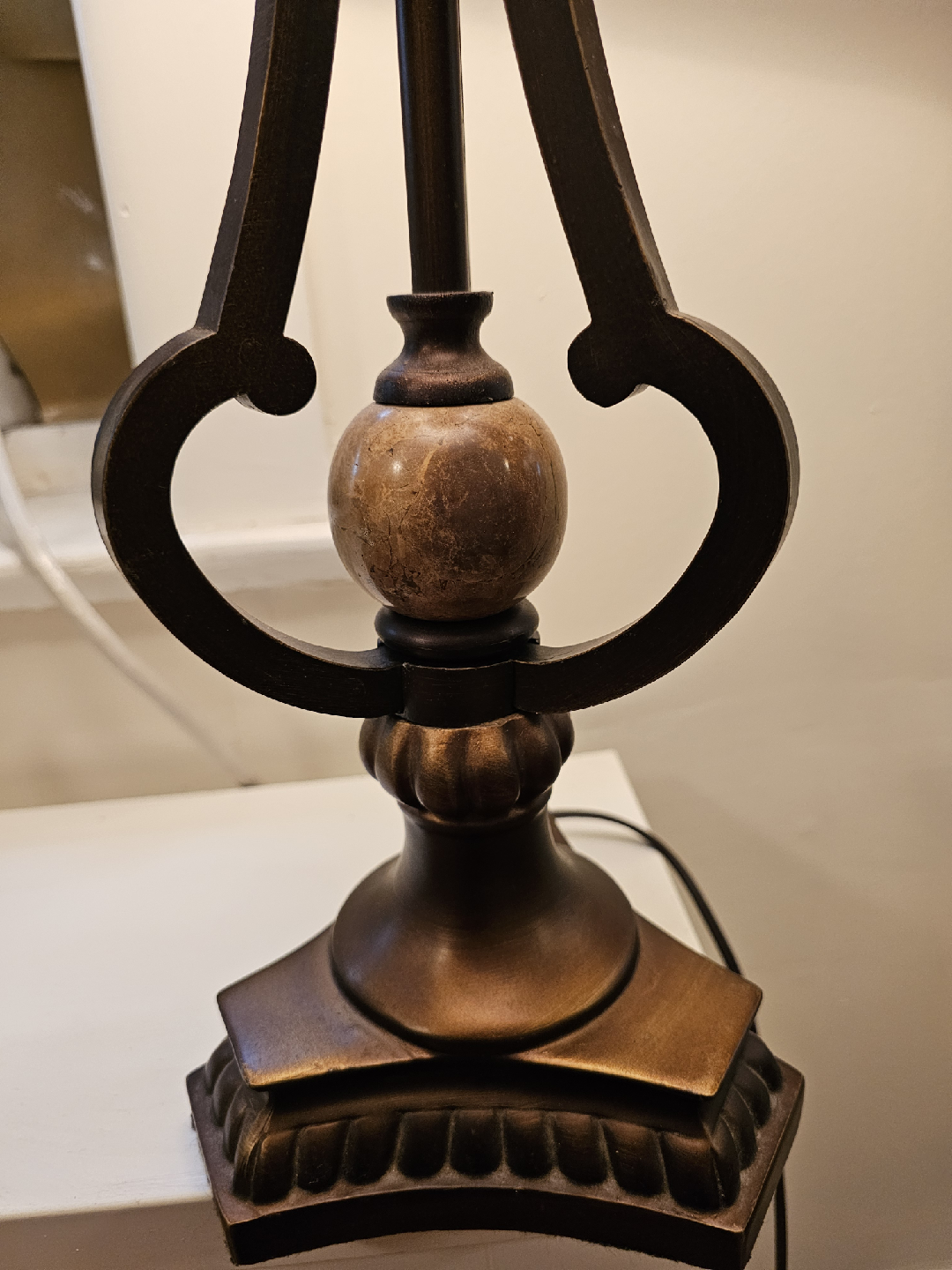 Antique brass table lamps / Beautiful! - photo 3