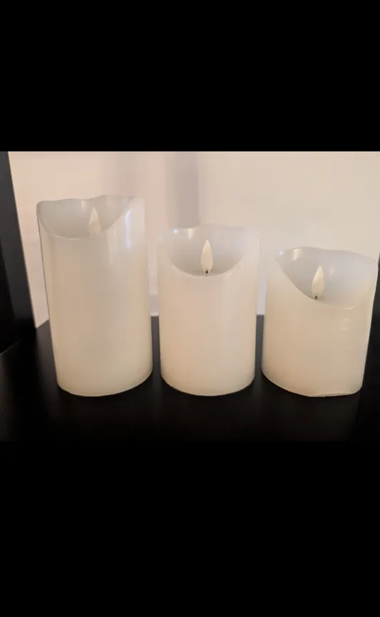 Flameless Candle Set with Remote 🧡 thumbnail