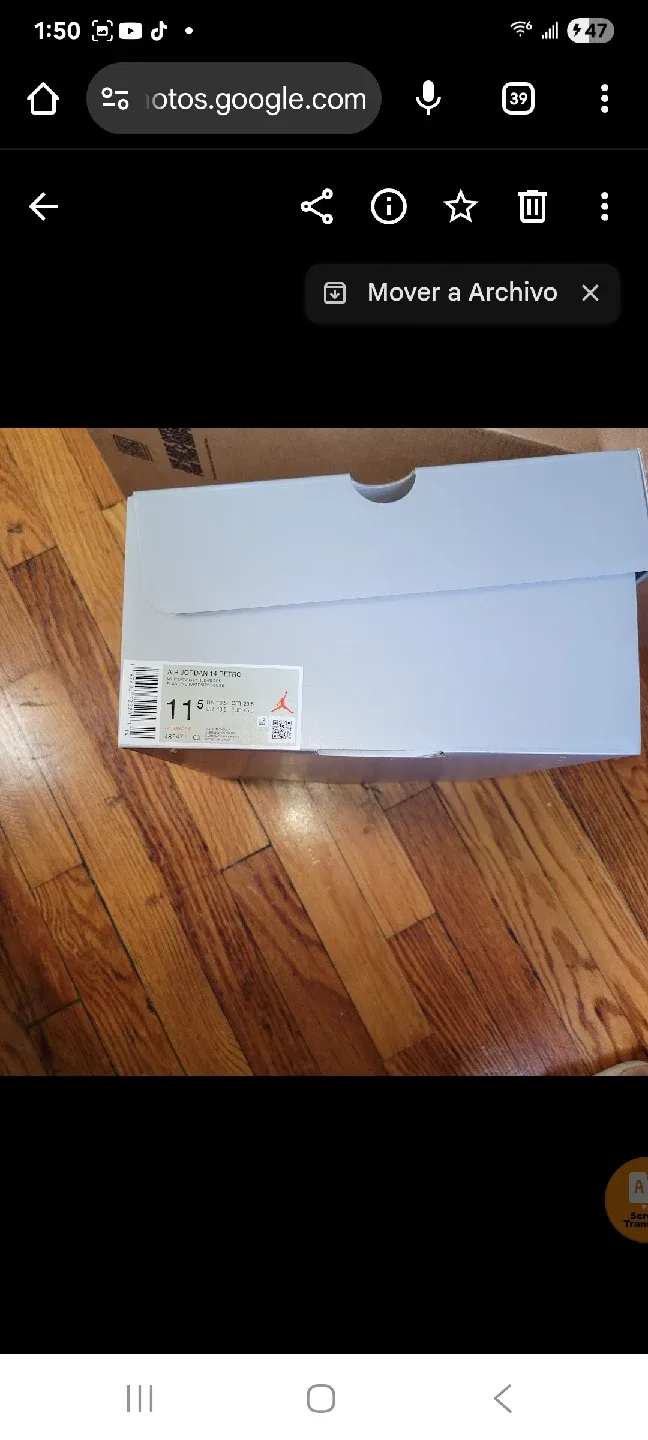 Jordan 14 Retro White/Black size 11.5 image indicator(6)