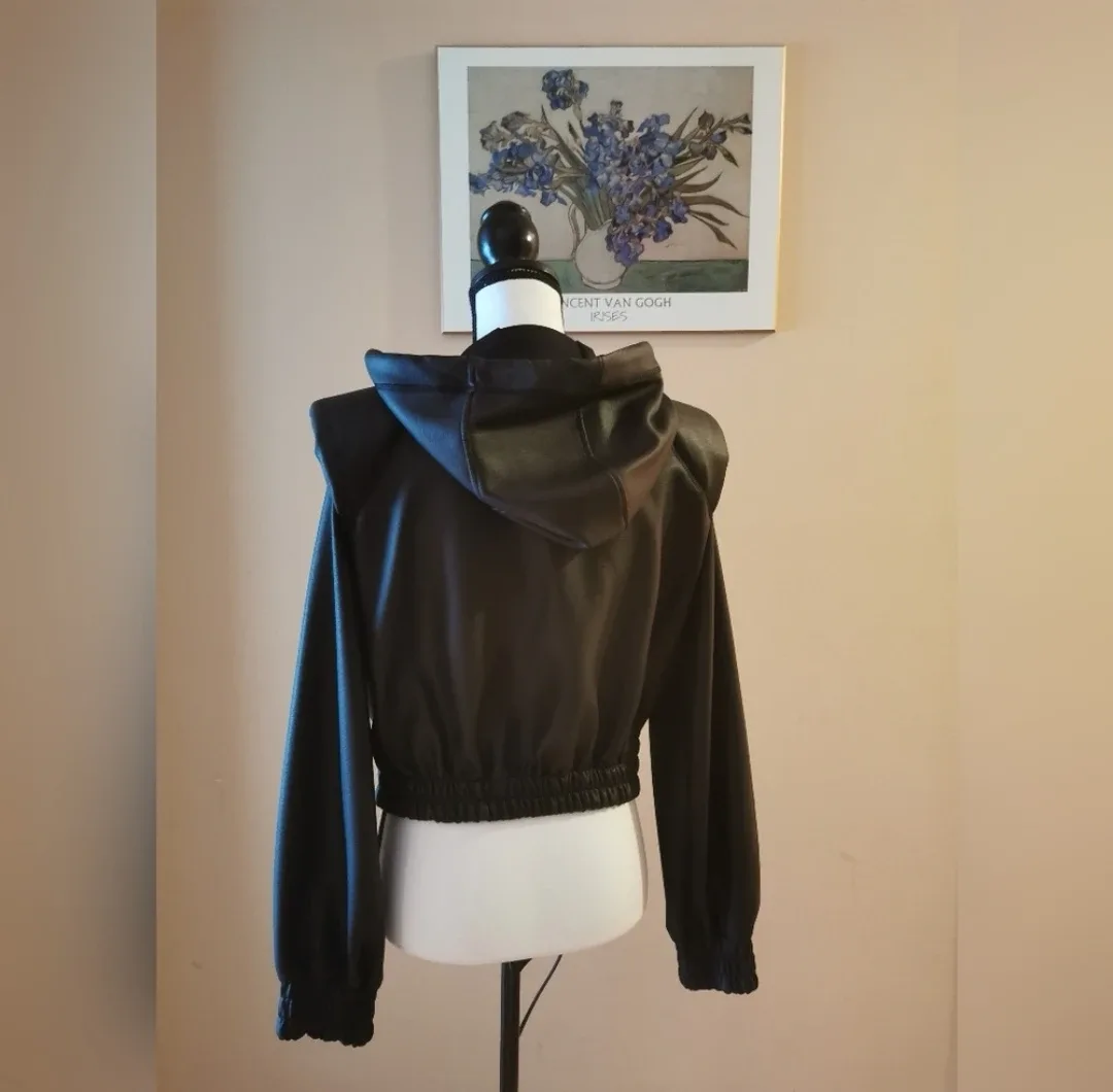 Zara Faux Leather Jacket image indicator(3)