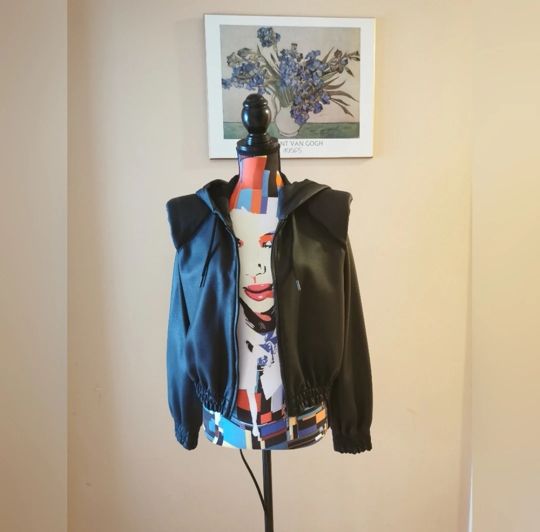 Zara Faux Leather Jacket - photo 4