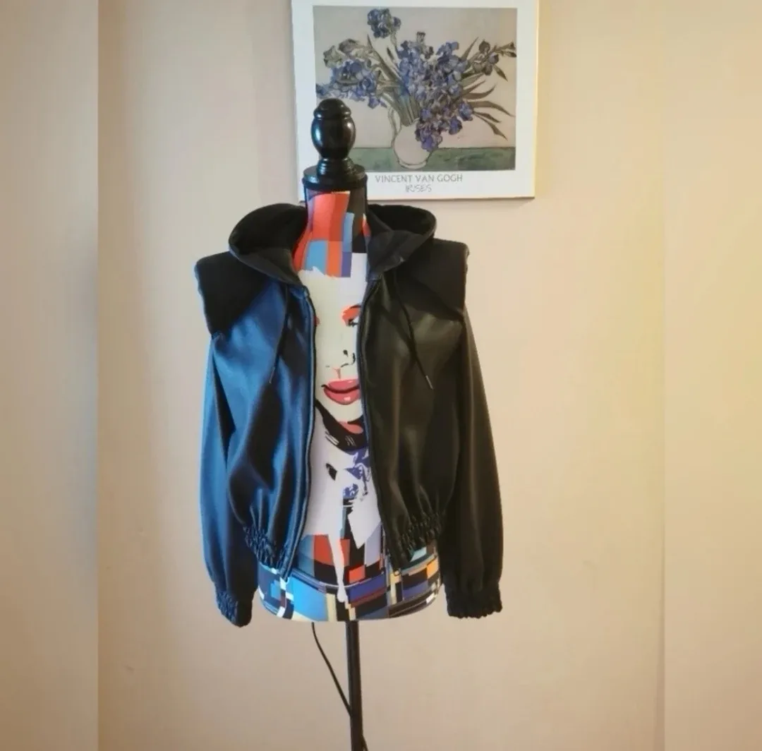 Zara Faux Leather Jacket image indicator(7)