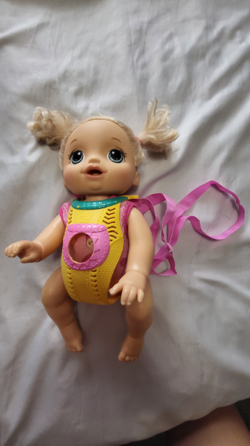 Walker Baby Alive Doll with Carrier