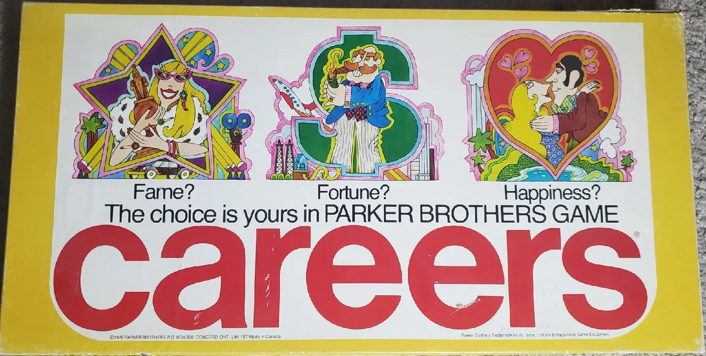 Vintage Parker Brothers Careers Board Game thumbnail