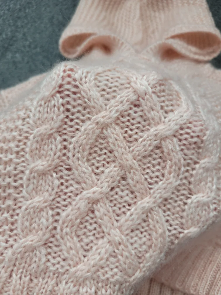 Carter's 12m Pink Knit Hoodie image indicator(5)