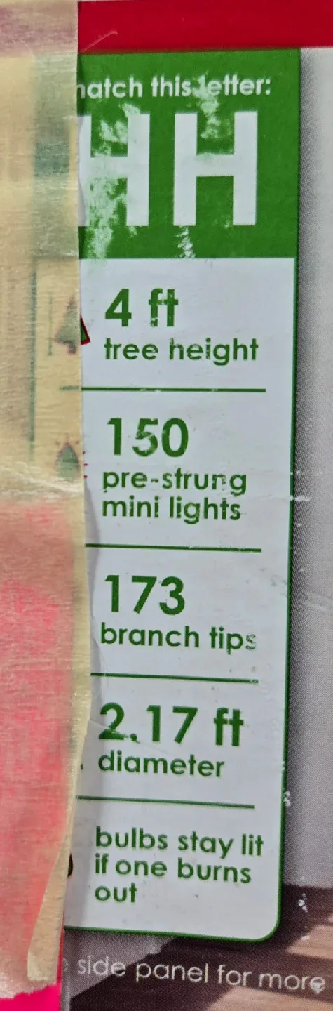 4 Foot Purple Artificial Christmas Tree with Pre-Strung Lights image indicator(4)