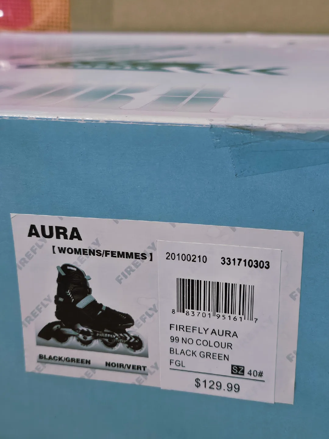 Firefly Aura Women's Inline Skates - Black/Green, Size 40 image indicator(3)