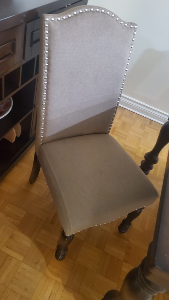 Dining Table with 6 Upholstered Chairs - photo 3