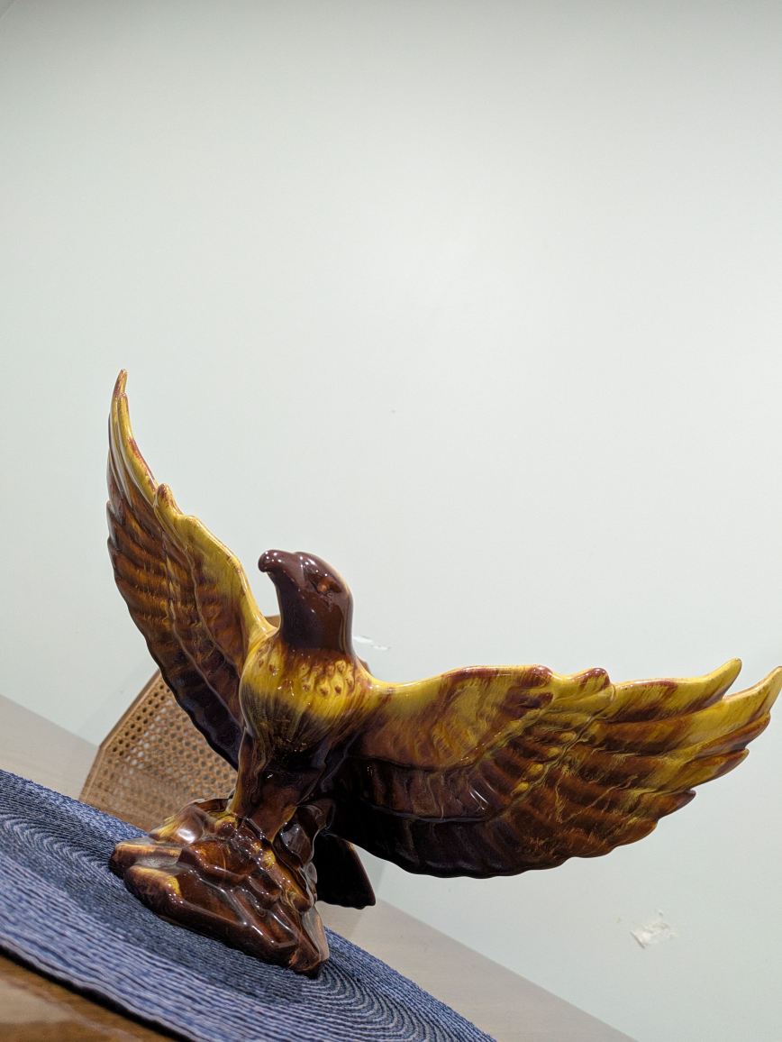 Vintage Ceramic Eagle Figurine - photo 2