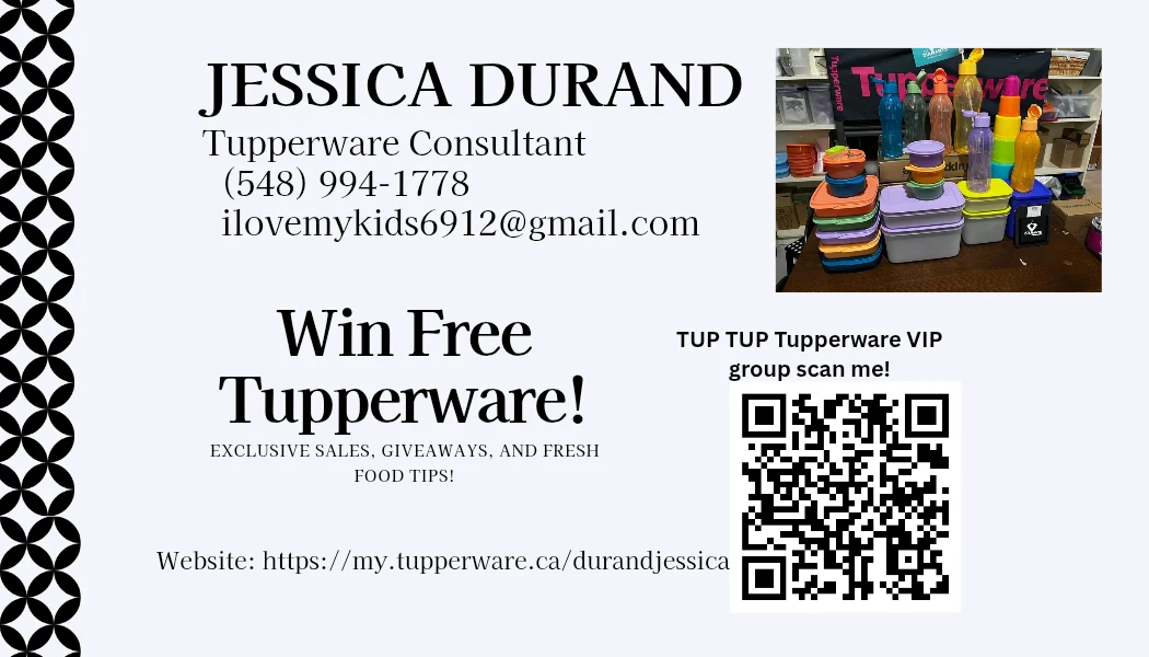 Tupperware Consultant - Jessica Durand