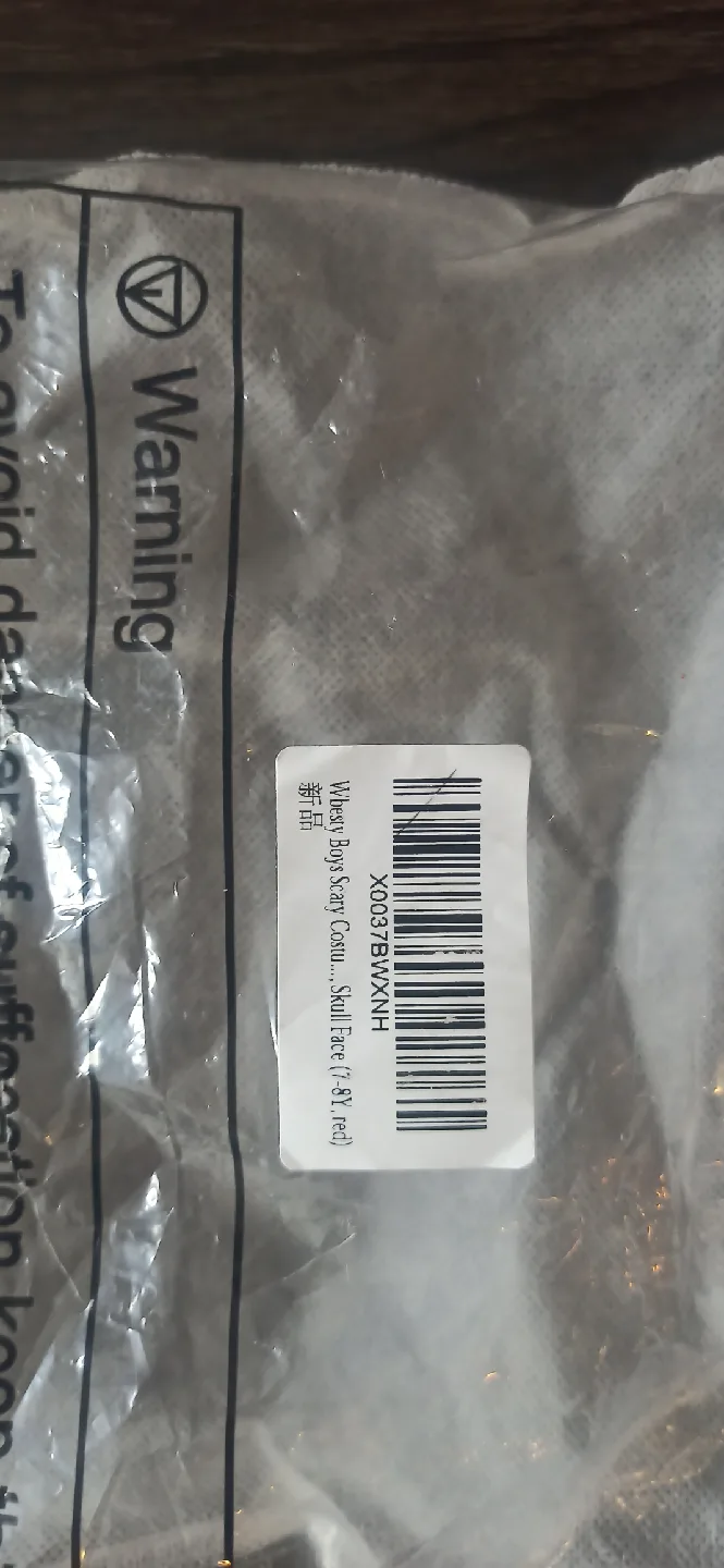 New Skeleton Costume with Mask & Gloves. image indicator(4)