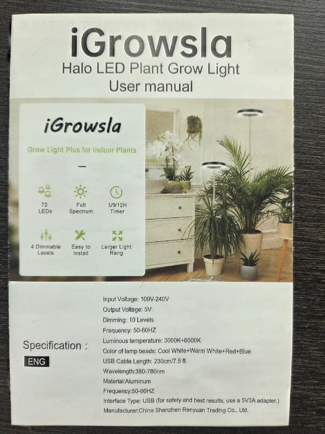 LED Plant Grow Light image indicator(2)