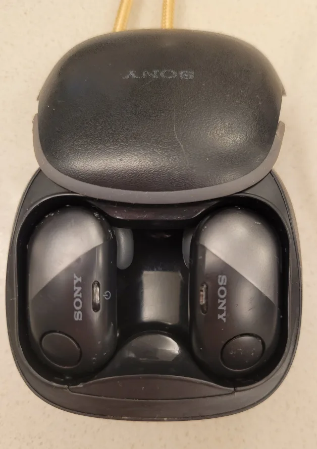 Sony WF-SP700N Wireless Noise-Cancelling Headphones - Black thumbnail