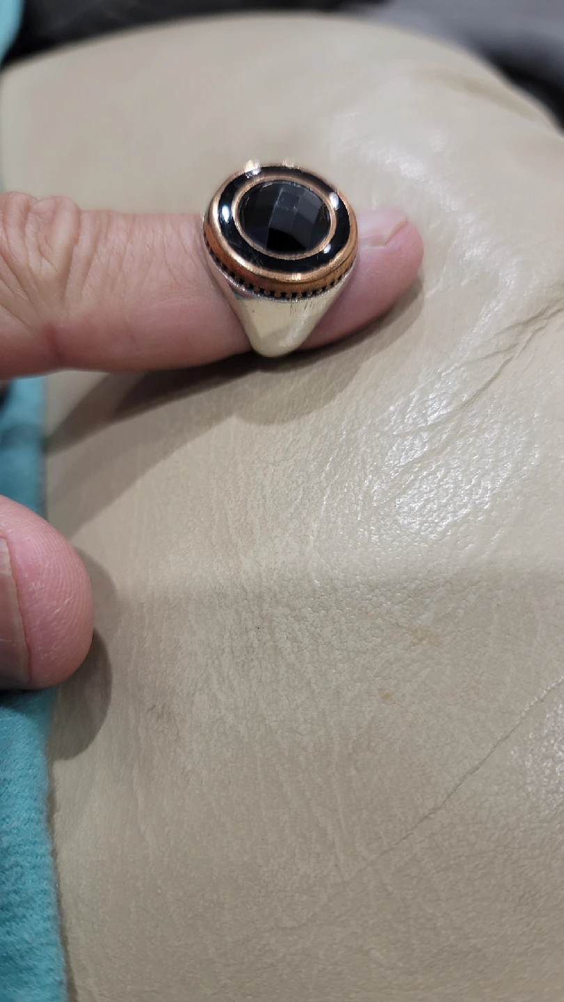 Silver & Onix Ring