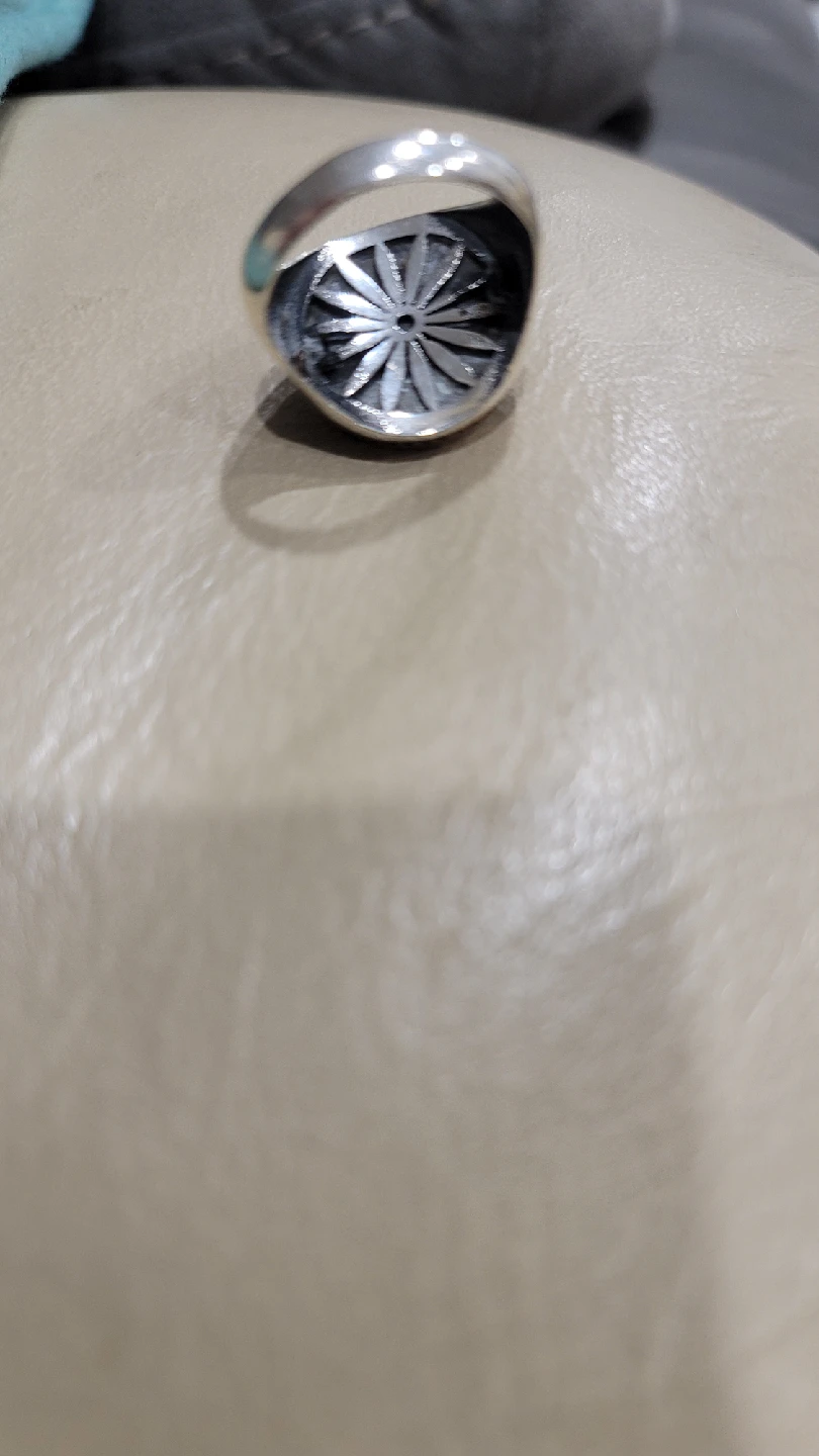 Silver & Onix Ring - photo 4