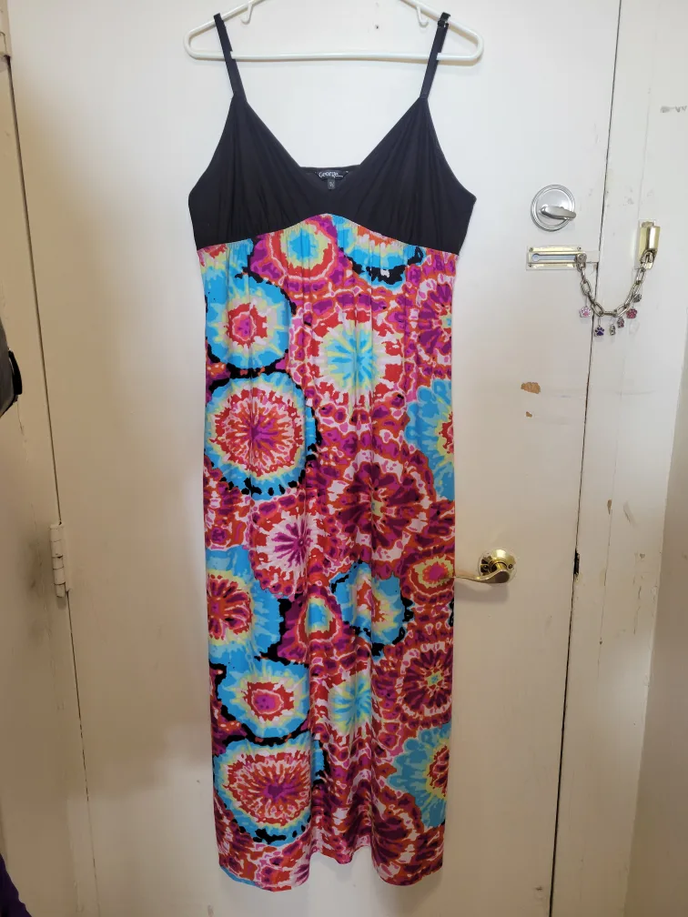 Long Tie-Dye Dress (XL) thumbnail