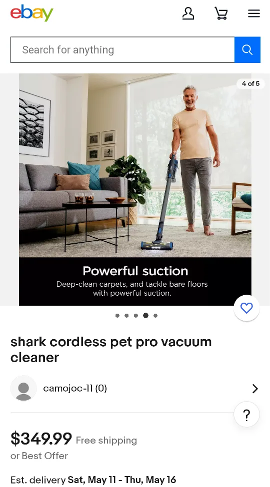 Shark Pet -PRO Convertible Stick Vacuum Cleaner image indicator(2)