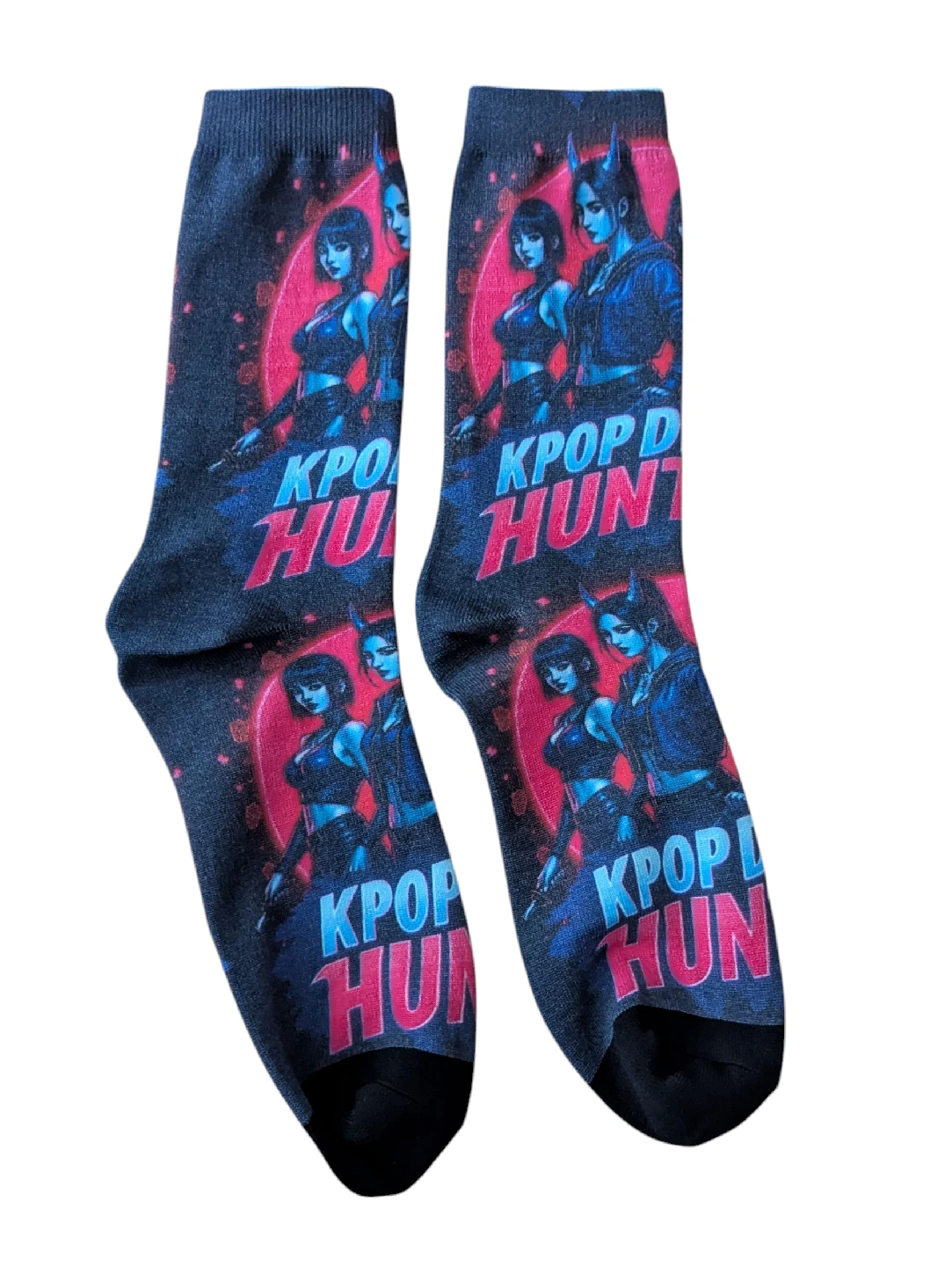 2 PAIR LEFT NEW: KPOP DEMON HUNTERS socks $12/pair