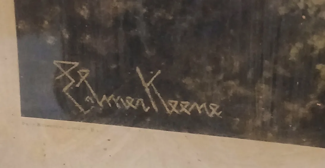 Pair large Elmer Keene Framed Prints image indicator(5)