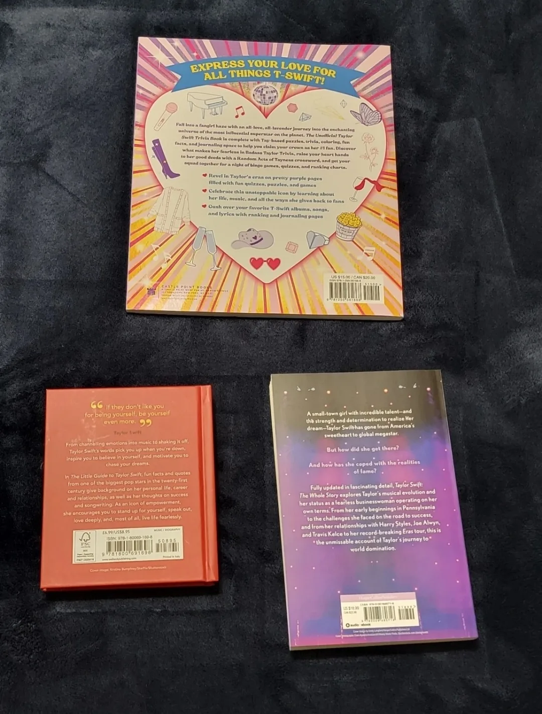 4 Taylor Swift Books & 2 Trivia Books image indicator(2)