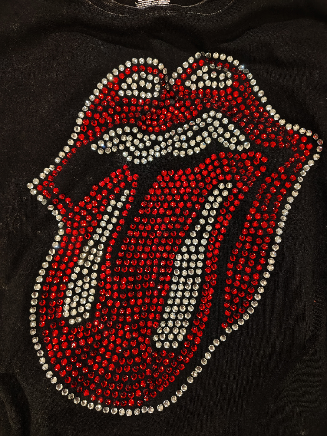 Rolling Stones Embellished T-Shirt rhinestones - photo 4