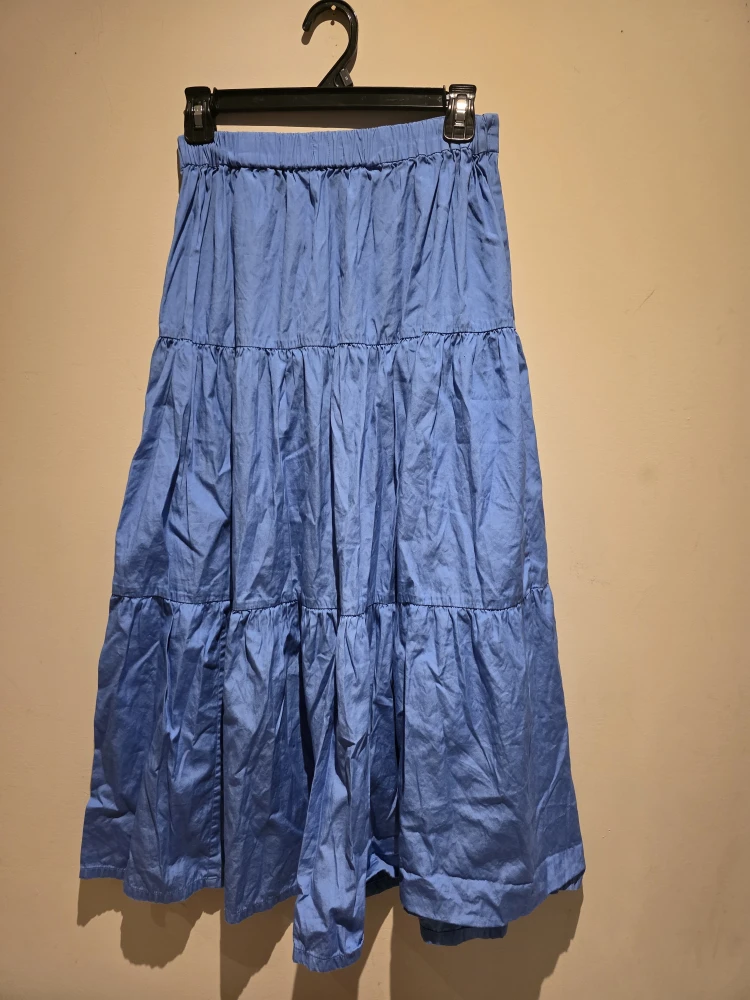 Blue Tiered Midi Skirt - photo 2