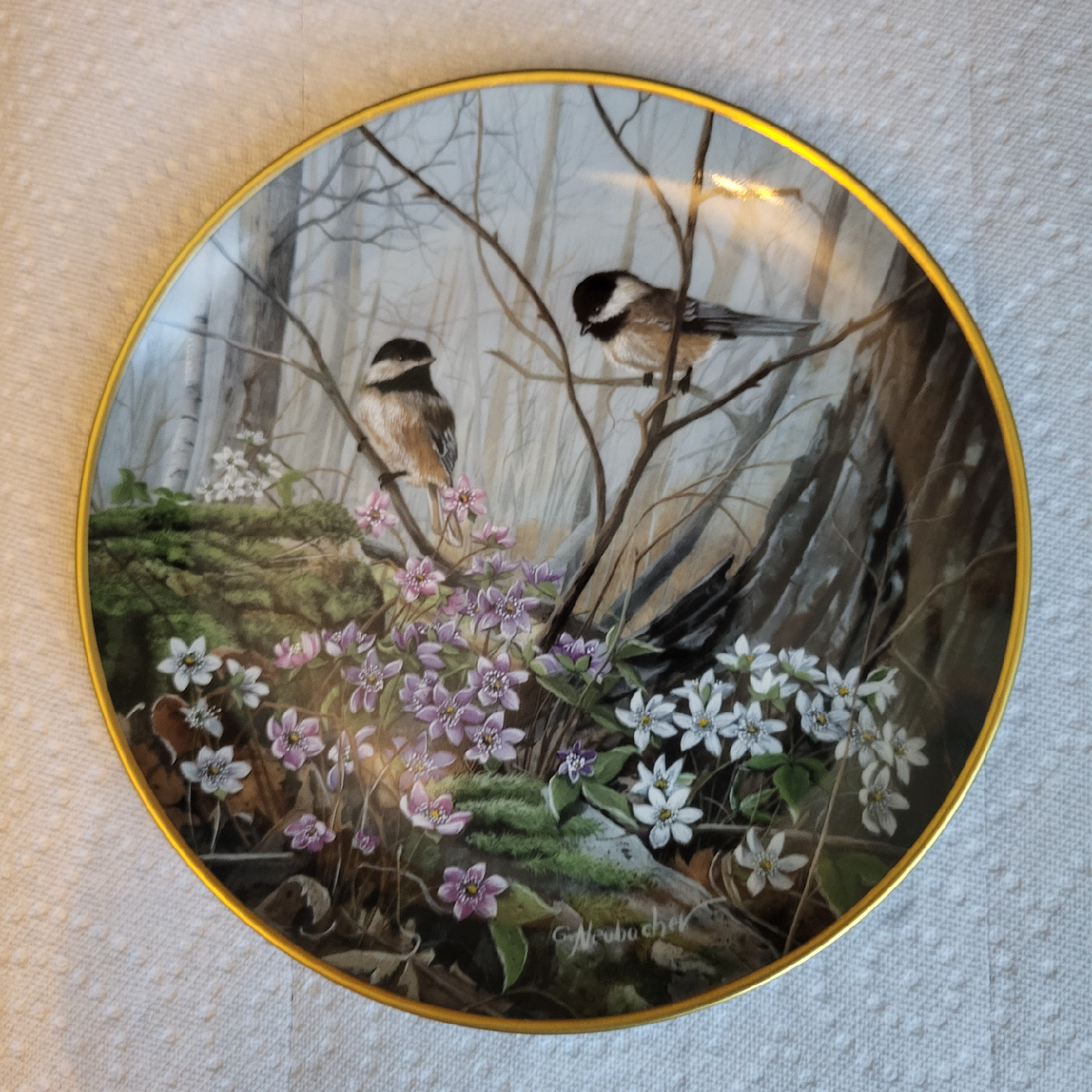 Kaiser Spring Beauty Wild Flowers Plate