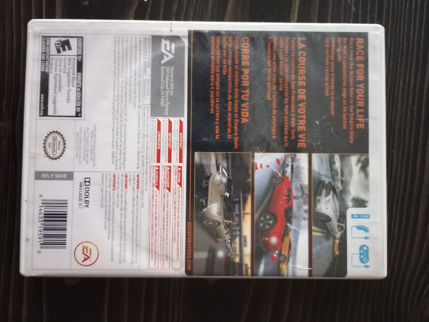 The Run Need for Speed Nintendo Wii - photo 3
